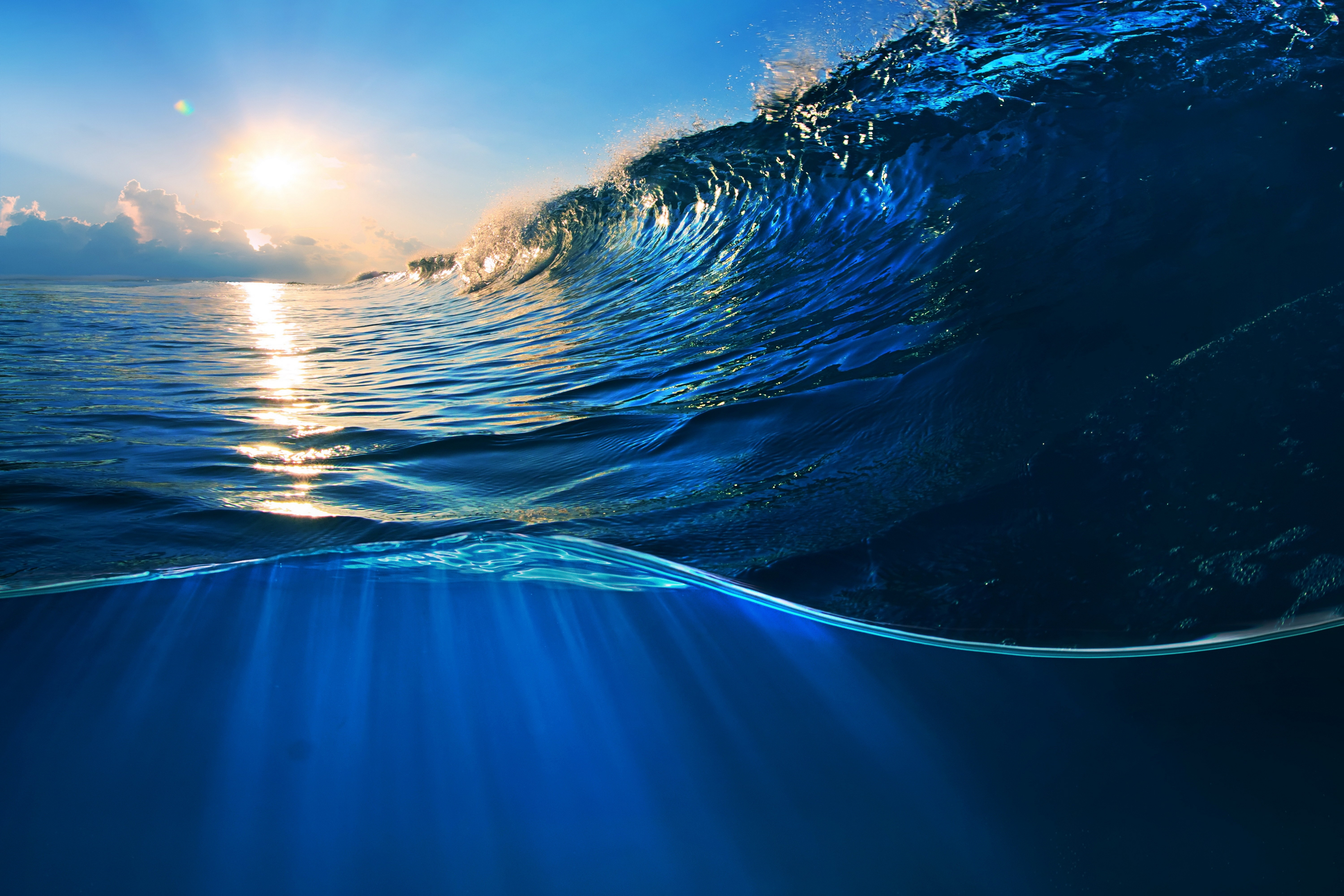 Wave background